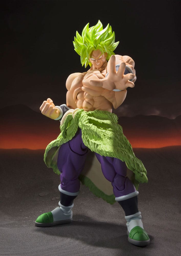 Dragonball Super Broly S.H. Figuarts Actionfigur Super Saiyan Broly Fullpower 22 cm Figmas Yokina