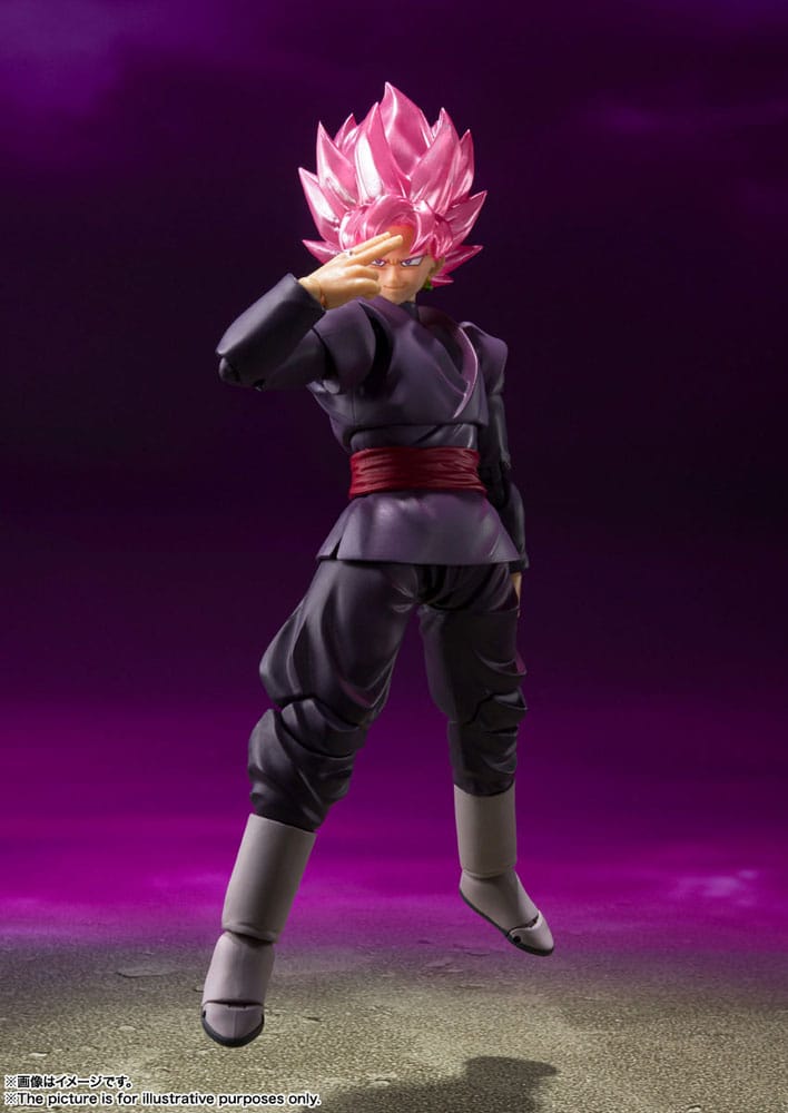 Dragon Ball Super S.H. Figuarts Actionfigur Goku Black - Super Saiyan Rose Reissue 14 cm Figmas Yokina