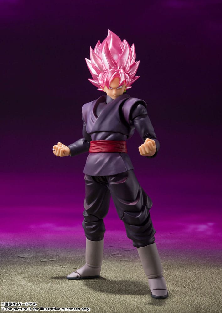 Dragon Ball Super S.H. Figuarts Actionfigur Goku Black - Super Saiyan Rose Reissue 14 cm Figmas Yokina