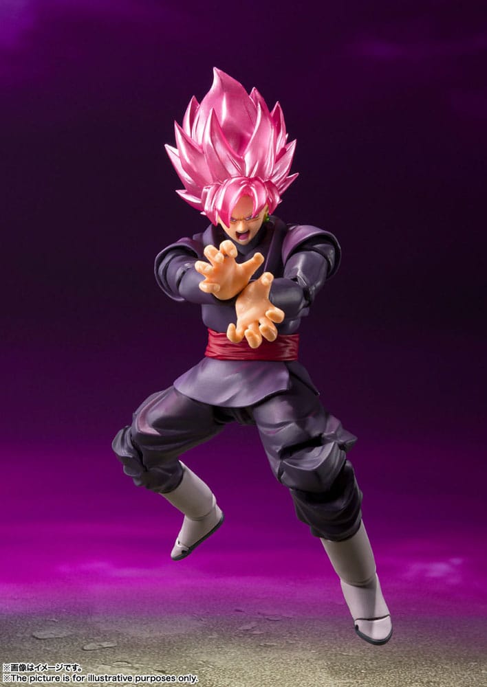 Dragon Ball Super S.H. Figuarts Actionfigur Goku Black - Super Saiyan Rose Reissue 14 cm Figmas Yokina