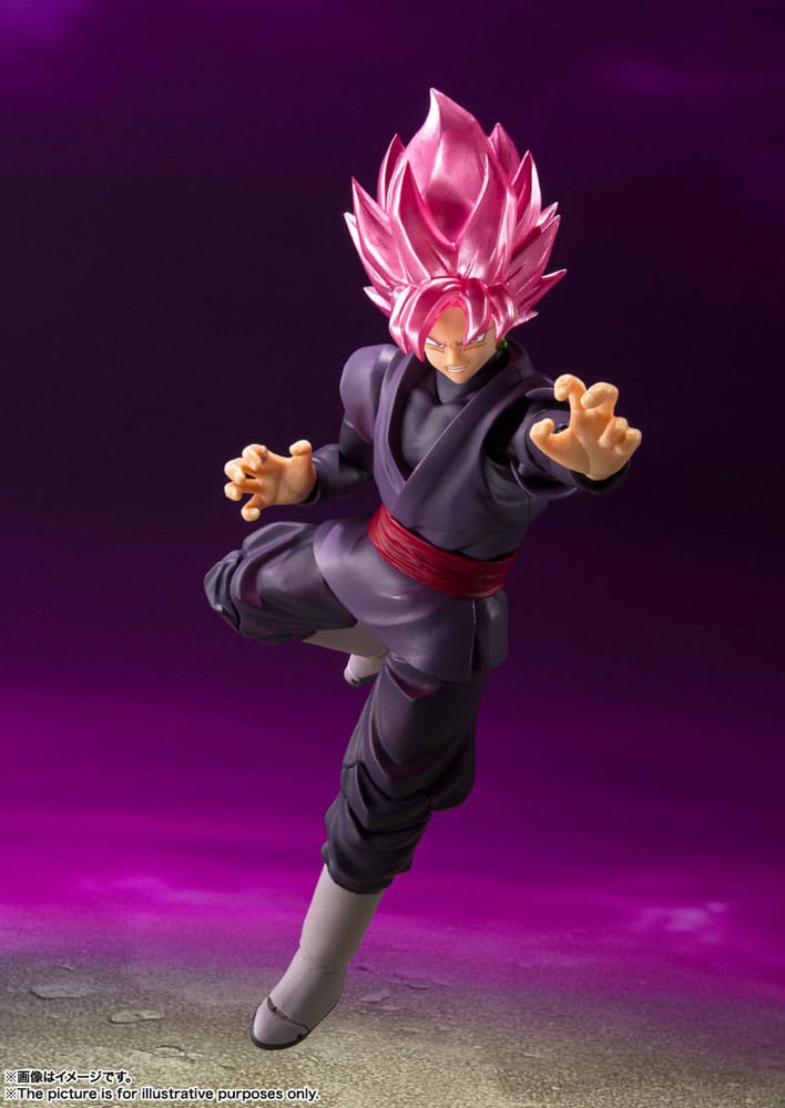 Dragon Ball Super S.H. Figuarts Actionfigur Goku Black - Super Saiyan Rose Reissue 14 cm Figmas Yokina