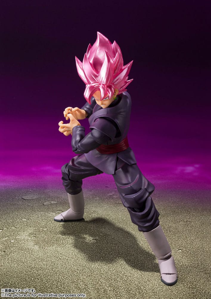 Dragon Ball Super S.H. Figuarts Actionfigur Goku Black - Super Saiyan Rose Reissue 14 cm Figmas Yokina