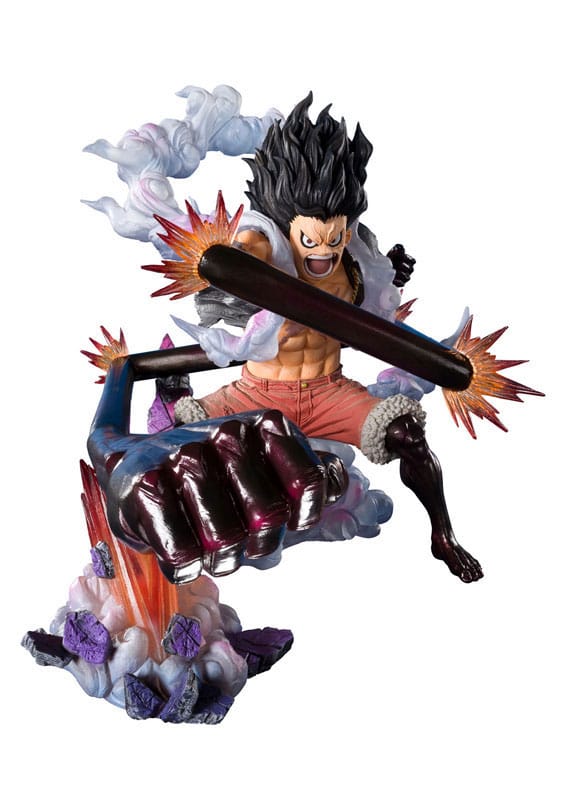 One Piece Figuarts ZERO Extra Battle PVC Statue Monkey D. Luffy Gear 4 Snake Man King Cobra 21 cm Prizefiguren Yokina