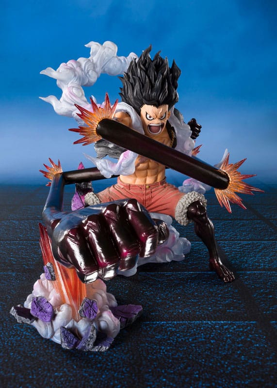 One Piece Figuarts ZERO Extra Battle PVC Statue Monkey D. Luffy Gear 4 Snake Man King Cobra 21 cm Prizefiguren Yokina
