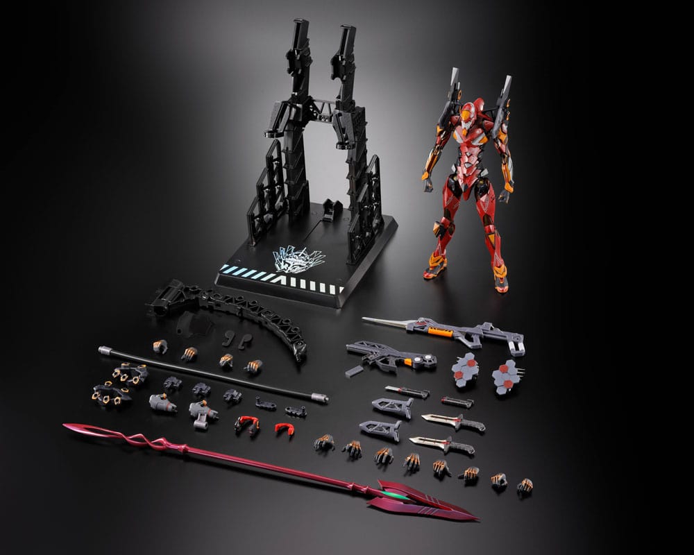 Neon Genesis Evangelion Metal Build Diecast Actionfigur Eva Production Model-02 30th with the Spear of Cassius 22 cm Figmas Yokina