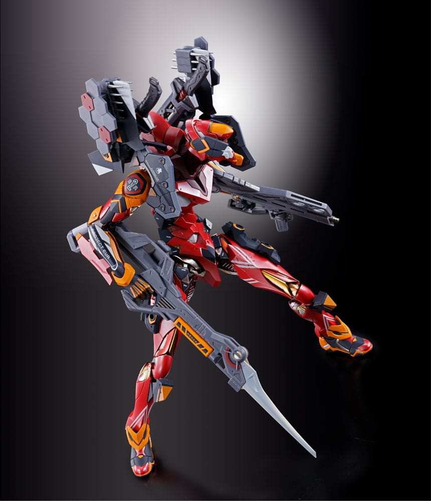 Neon Genesis Evangelion Metal Build Diecast Actionfigur Eva Production Model-02 30th with the Spear of Cassius 22 cm Figmas Yokina