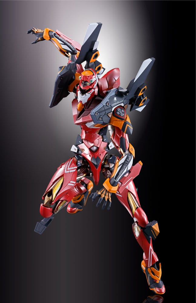 Neon Genesis Evangelion Metal Build Diecast Actionfigur Eva Production Model-02 30th with the Spear of Cassius 22 cm Figmas Yokina
