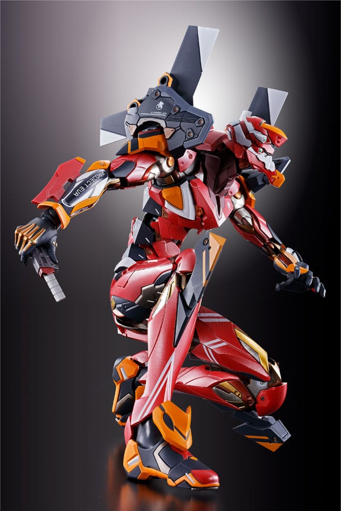 Neon Genesis Evangelion Metal Build Diecast Actionfigur Eva Production Model-02 30th with the Spear of Cassius 22 cm Figmas Yokina