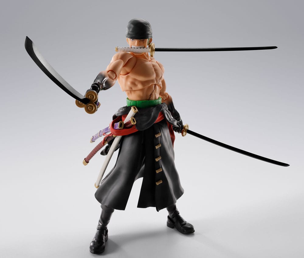 One Piece S.H.Figuarts Actionfigur Roronoa Zoro The King of Hell 15 cm Figmas Yokina