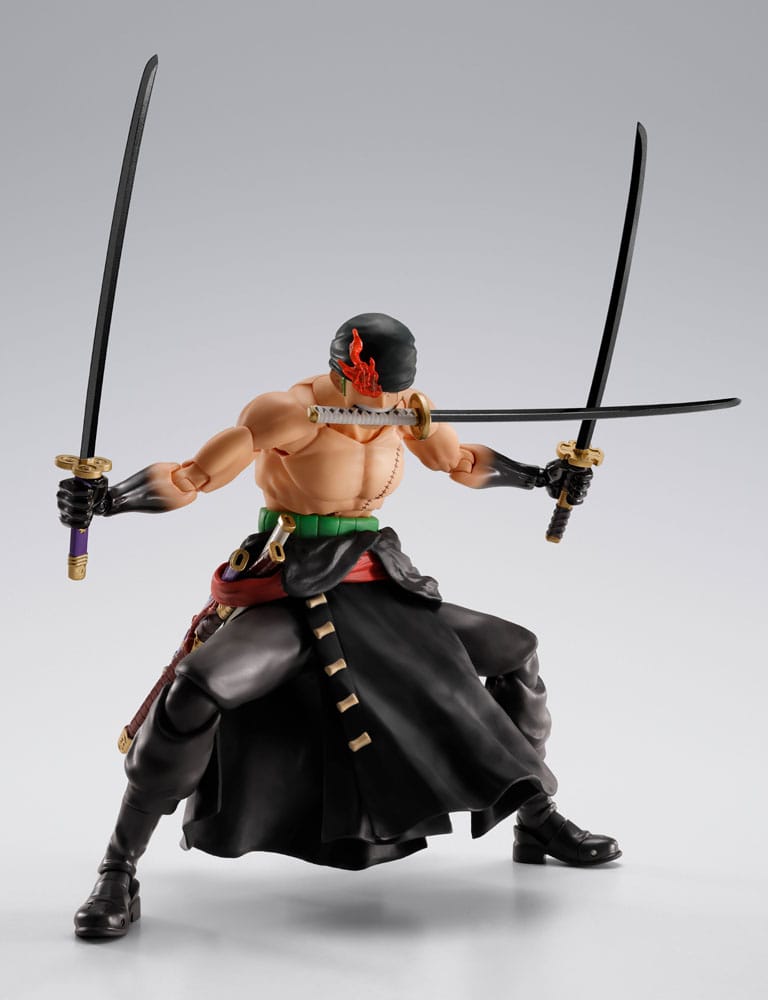 One Piece S.H.Figuarts Actionfigur Roronoa Zoro The King of Hell 15 cm Figmas Yokina