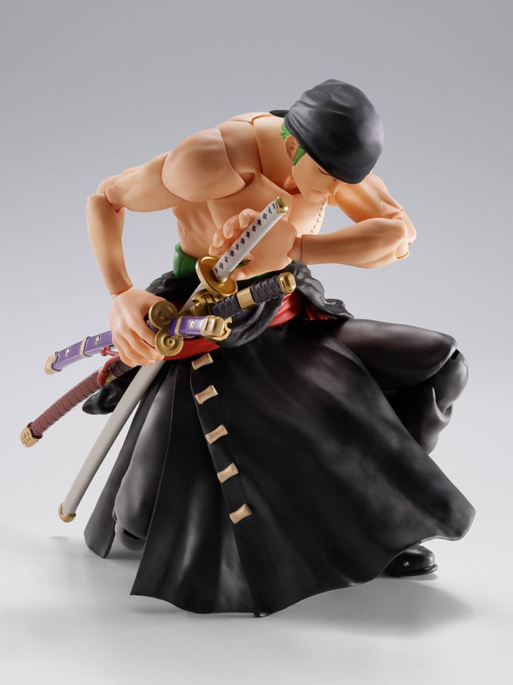 One Piece S.H.Figuarts Actionfigur Roronoa Zoro The King of Hell 15 cm Figmas Yokina
