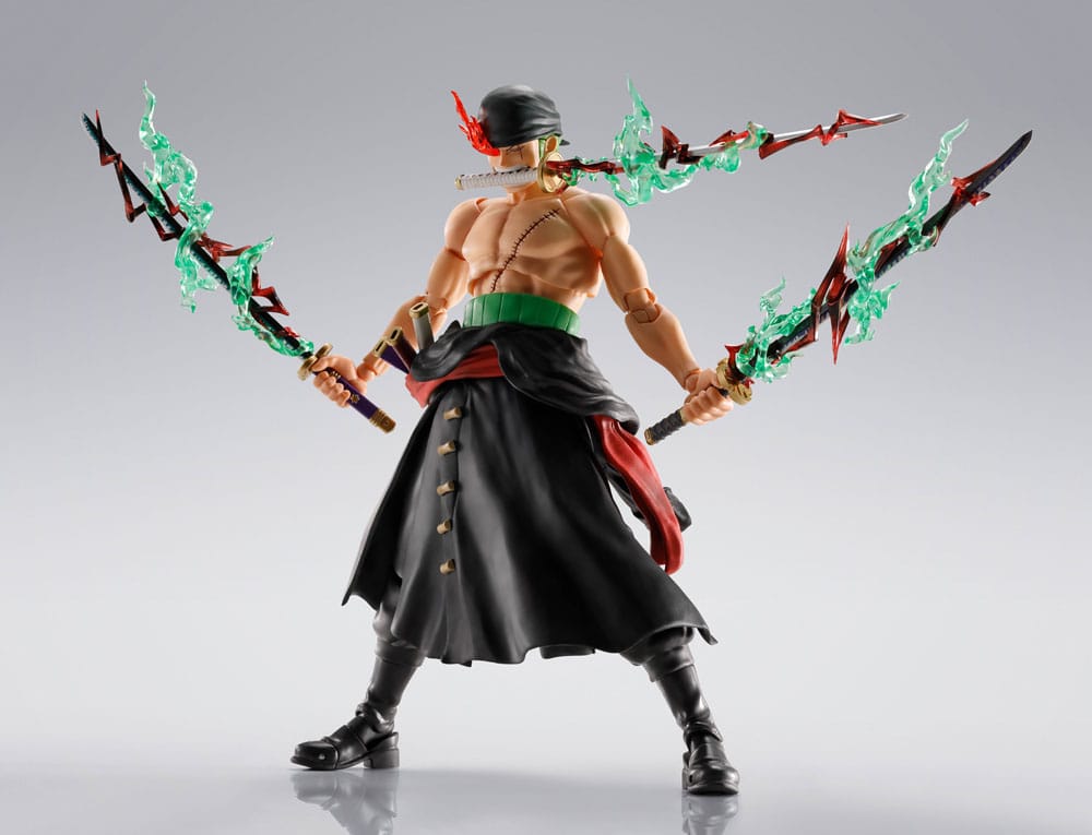 One Piece S.H.Figuarts Actionfigur Roronoa Zoro The King of Hell 15 cm Figmas Yokina
