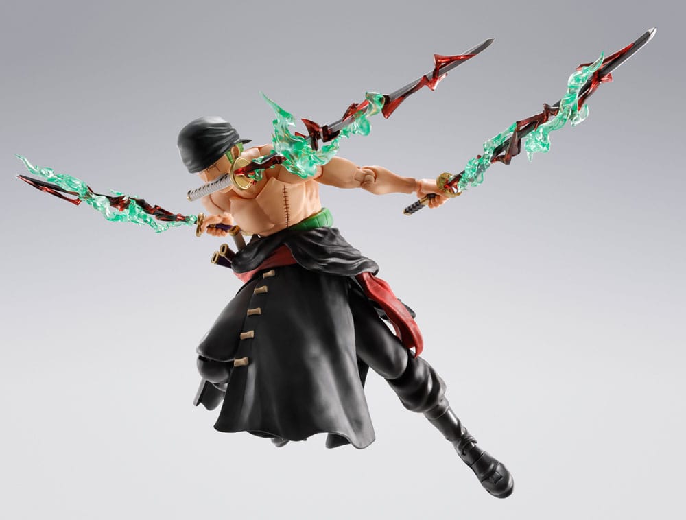 One Piece S.H.Figuarts Actionfigur Roronoa Zoro The King of Hell 15 cm Figmas Yokina