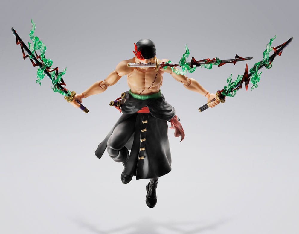 One Piece S.H.Figuarts Actionfigur Roronoa Zoro The King of Hell 15 cm Figmas Yokina