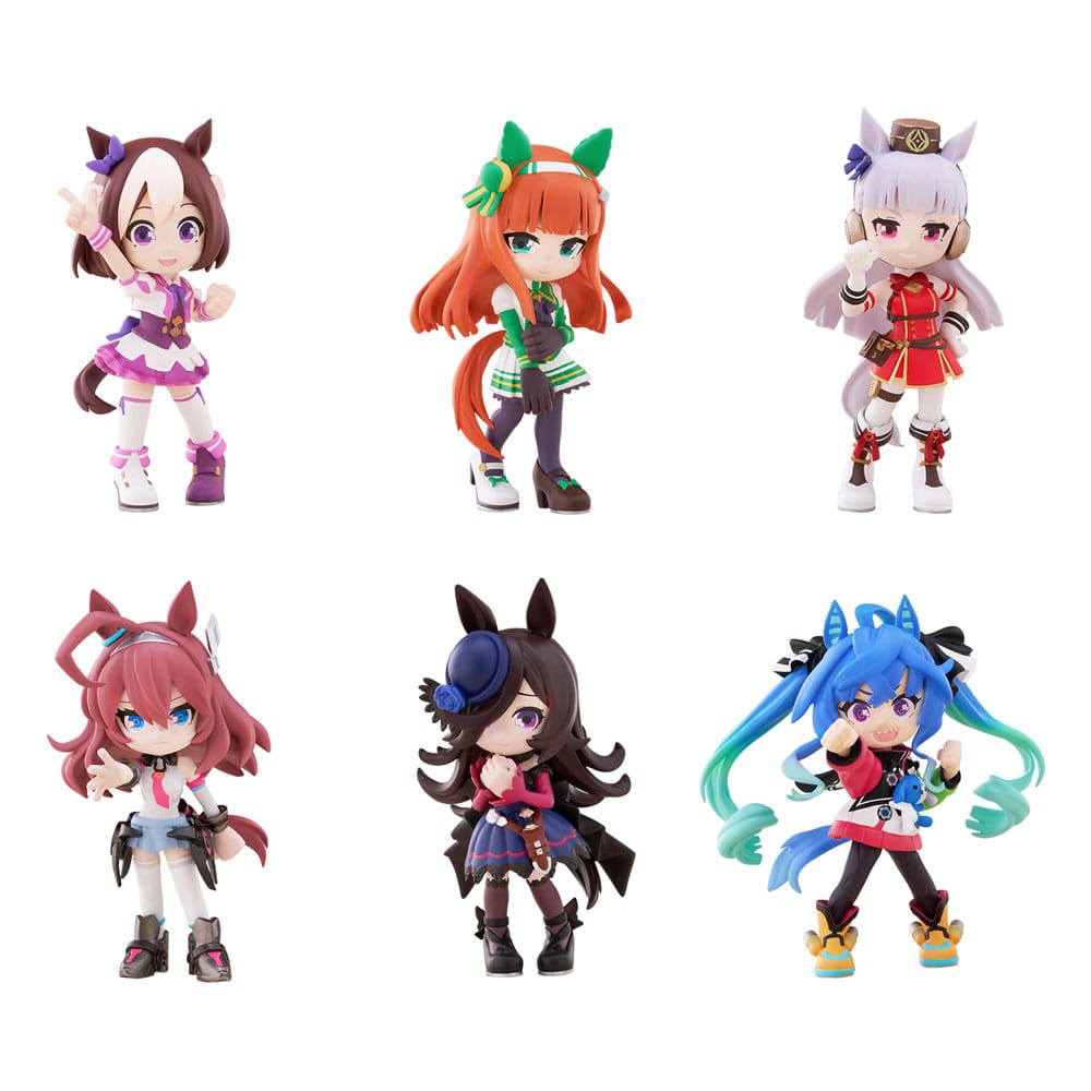 Uma Musume: Pretty Derby PalVerse 6 PVC Figuren Vol. 1 Blind Box 9 cm Minifiguren Yokina