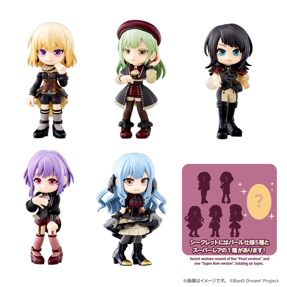 BanG Dream! Ave Mujica PalVerse PVC Figuren 9 cm Sortiment Minifiguren Yokina