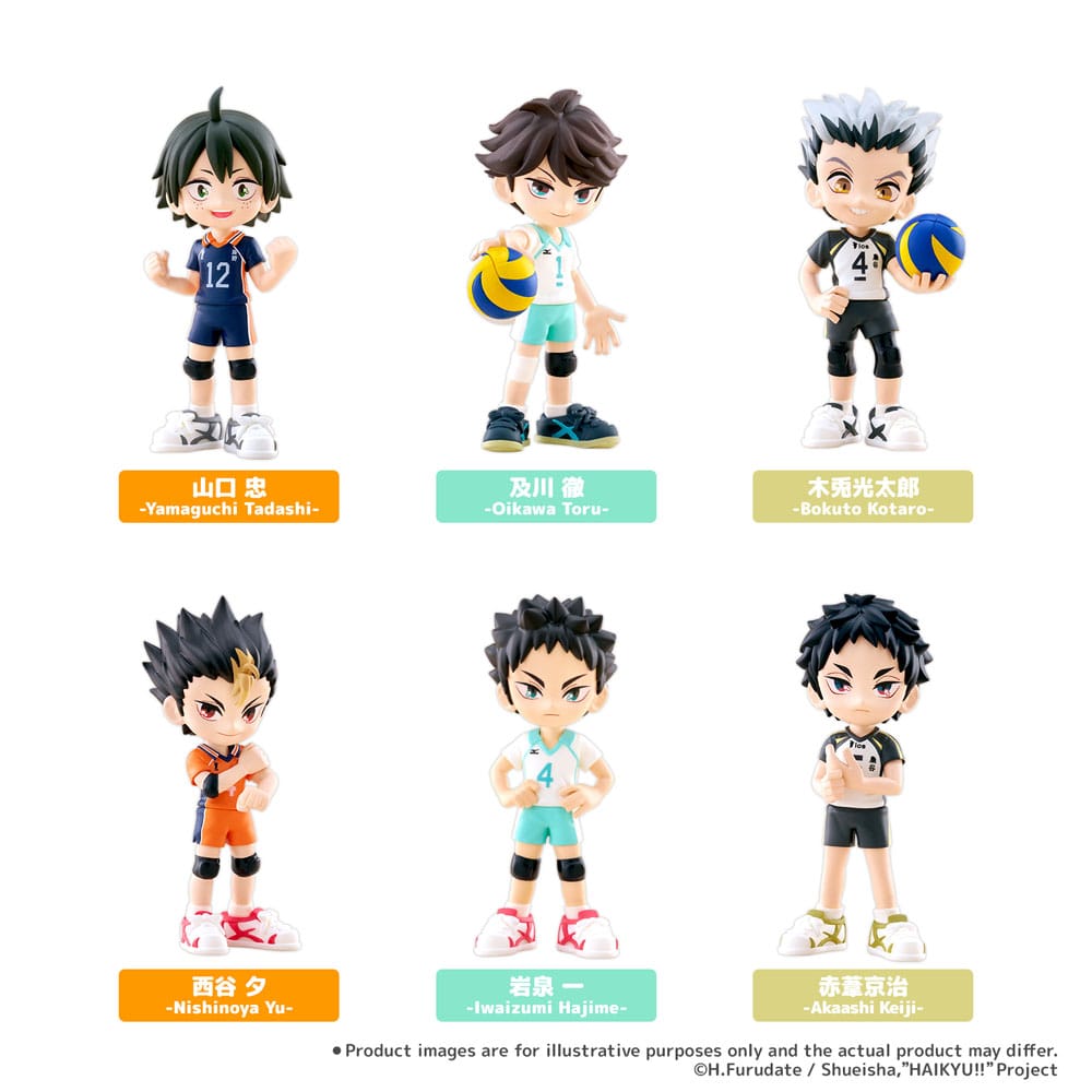Haikyu!! 6 PalVerse PVC Figuren Vol.2 9 cm Minifiguren Yokina