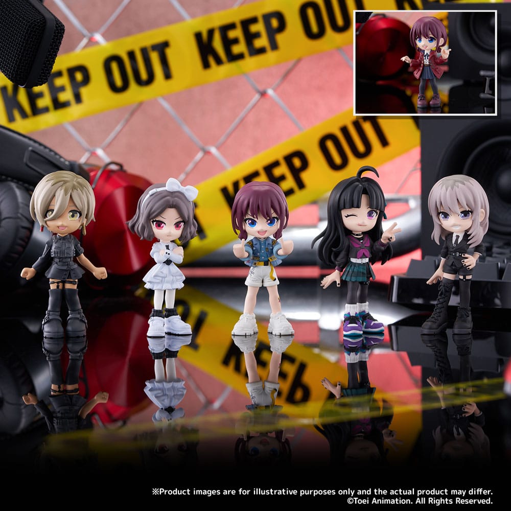 Girls Band Cry PalVerse PVC 6 Figuren 9 cm Minifiguren Yokina