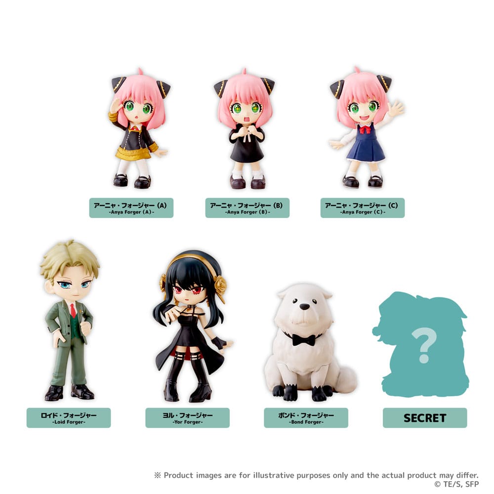 Spy x Family PalVerse PVC 6 Figuren 9 cm