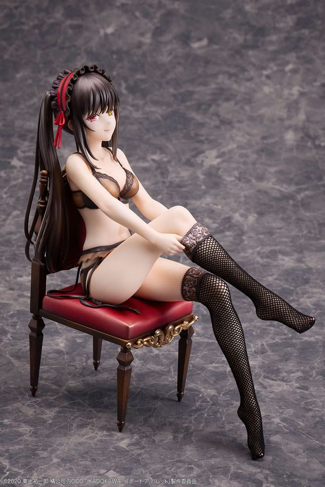 Date A Bullet PVC Statuen 1/7 Kurumi Tokisaki & White Queen 17 cm Scalefiguren Yokina