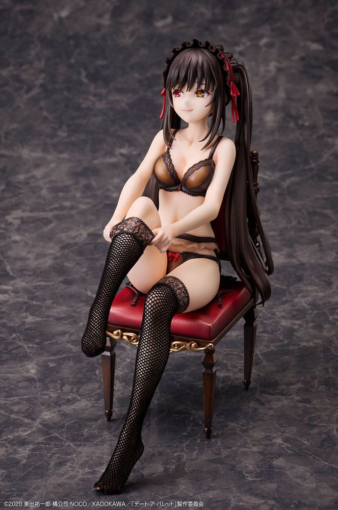 Date A Bullet PVC Statuen 1/7 Kurumi Tokisaki & White Queen 17 cm Scalefiguren Yokina