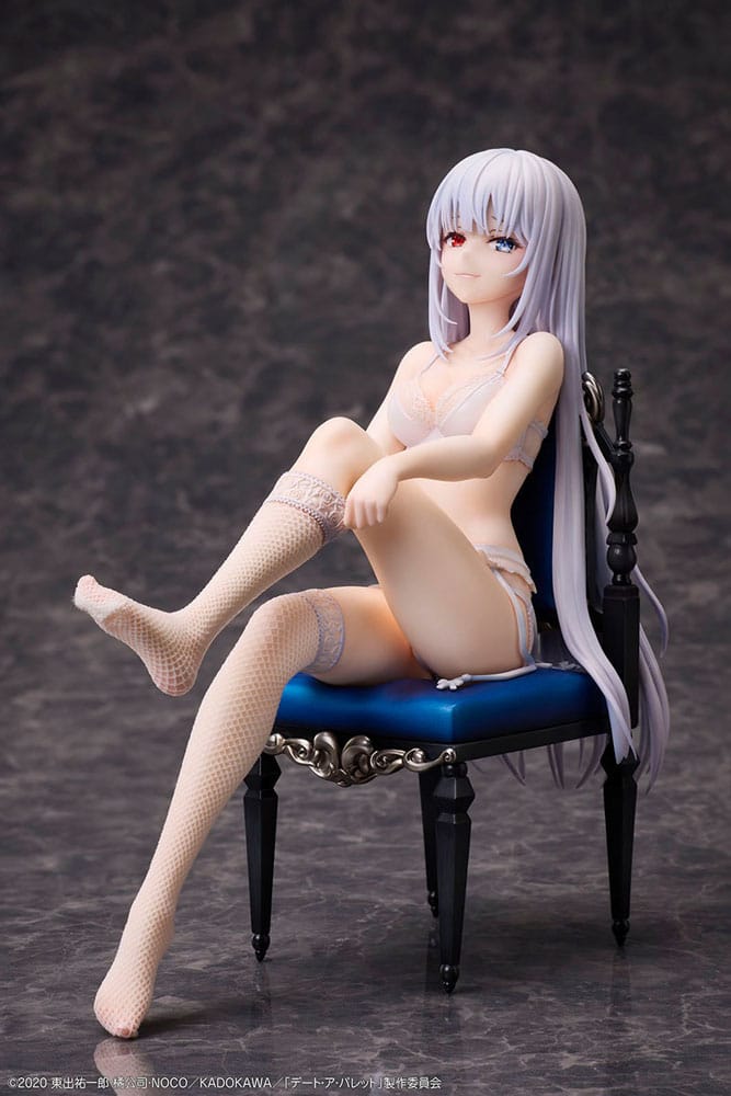 Date a Bullet PVC Statue 1/7 White Queen 17 cm Scalefiguren Yokina