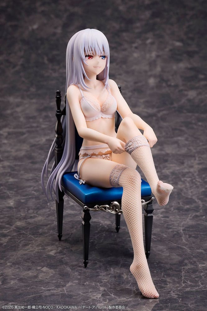 Date a Bullet PVC Statue 1/7 White Queen 17 cm Scalefiguren Yokina