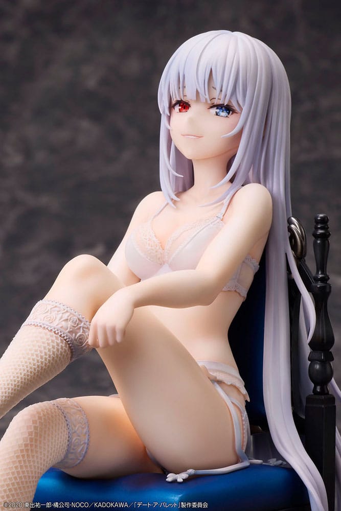 Date a Bullet PVC Statue 1/7 White Queen 17 cm Scalefiguren Yokina
