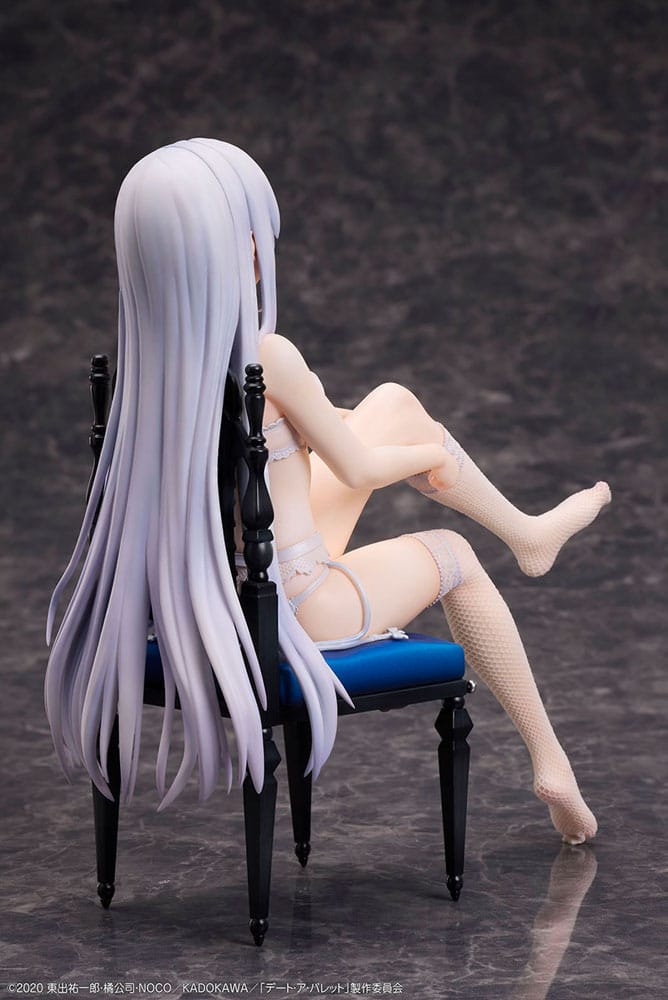 Date a Bullet PVC Statue 1/7 White Queen 17 cm Scalefiguren Yokina