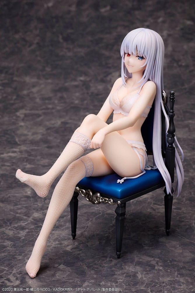 Date a Bullet PVC Statue 1/7 White Queen 17 cm Scalefiguren Yokina