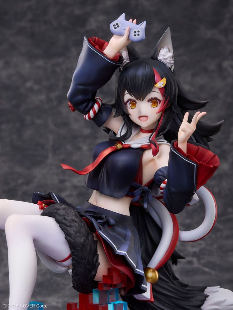 Hololive Production PVC Statue 1/7 Ookami Mio We Are Gamers Ver. 22 cm Scalefiguren Yokina