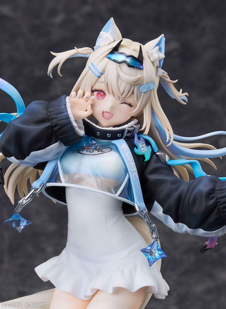 Hololive Production PVC Statue 1/7 Advent Fuwawa Abyssgard AXGRIT Ver. Standard Edition 27 cm Scalefiguren Yokina