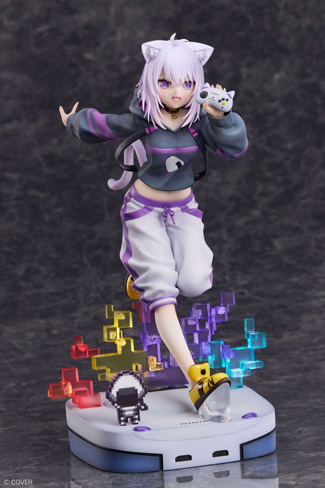 Hololive Production PVC Statue 1/7 Nekomata Okayu We Are Gamers Ver. 23 cm Scalefiguren Yokina