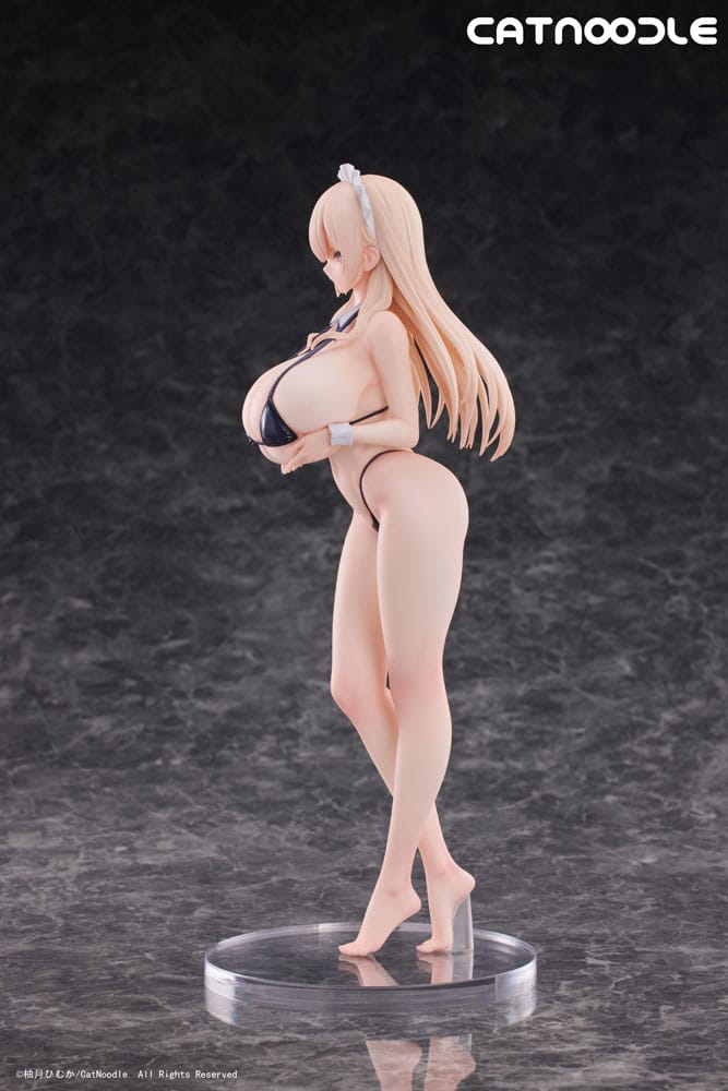 Original Character PVC Statue 1/6 Dosukebe Bikini wo Kitekureru Juujun na Maid-san Illustration by Himuka Yuzuki 27 cm Scalefiguren Yokina