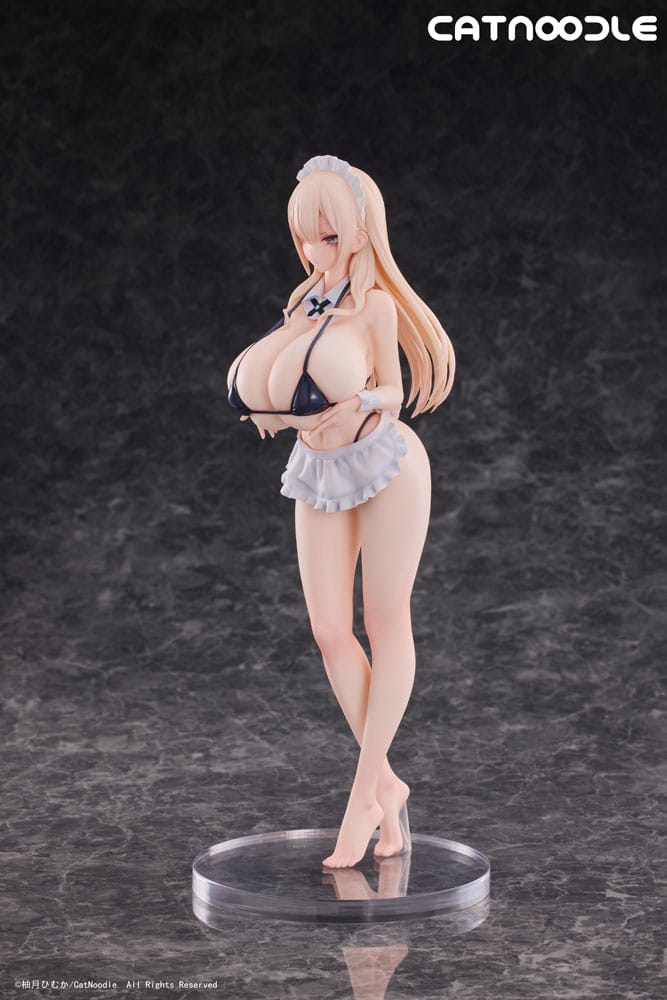 Original Character PVC Statue 1/6 Dosukebe Bikini wo Kitekureru Juujun na Maid-san Illustration by Himuka Yuzuki 27 cm Scalefiguren Yokina