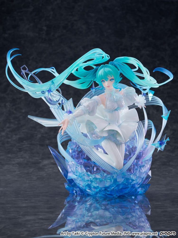 Hatsune Miku PVC Statue 1/7 Hatsune Miku - Crystal Dress Ver. 22 cm Scalefiguren Yokina