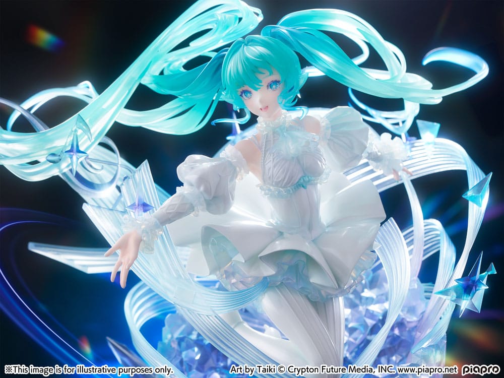 Hatsune Miku PVC Statue 1/7 Hatsune Miku - Crystal Dress Ver. 22 cm Scalefiguren Yokina