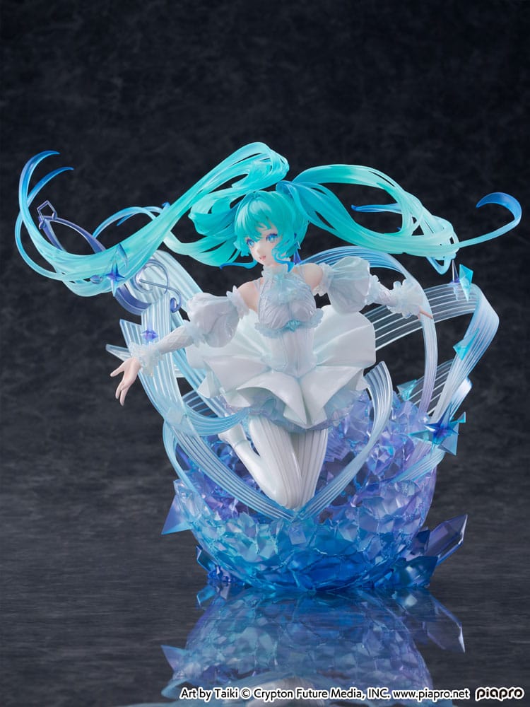 Hatsune Miku PVC Statue 1/7 Hatsune Miku - Crystal Dress Ver. 22 cm Scalefiguren Yokina