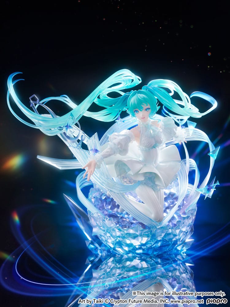 Hatsune Miku PVC Statue 1/7 Hatsune Miku - Crystal Dress Ver. 22 cm Scalefiguren Yokina