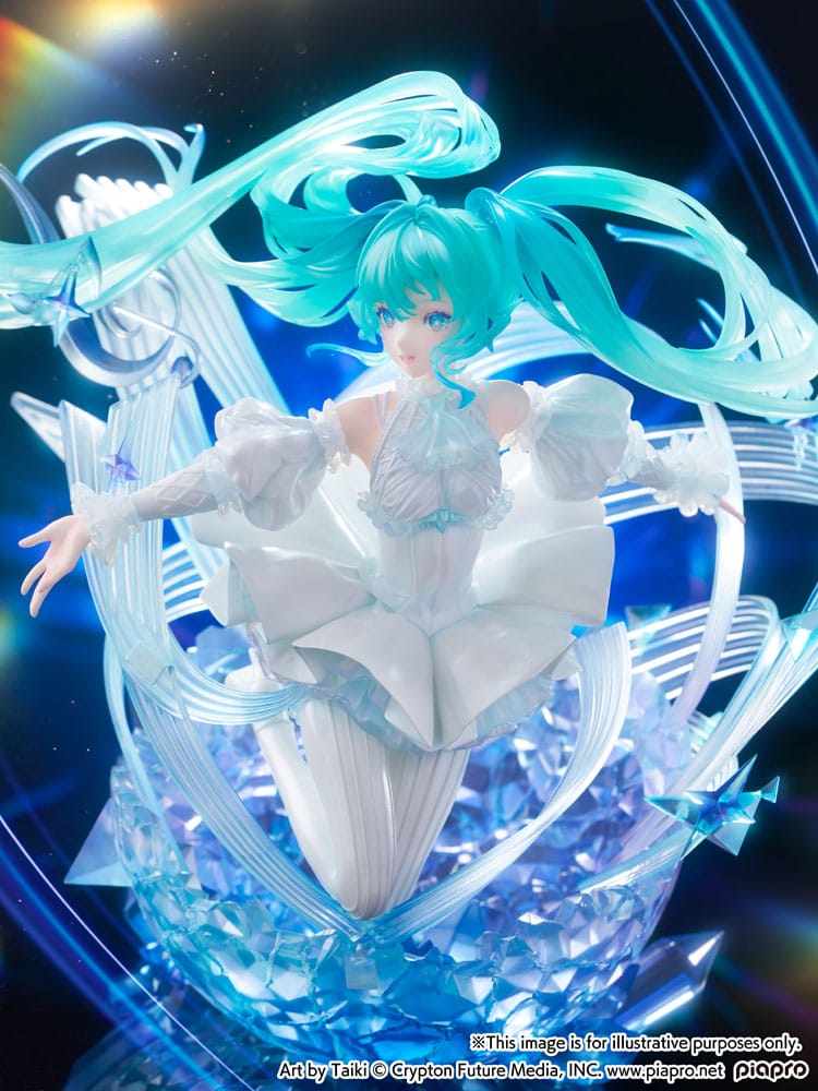 Hatsune Miku PVC Statue 1/7 Hatsune Miku - Crystal Dress Ver. 22 cm Scalefiguren Yokina