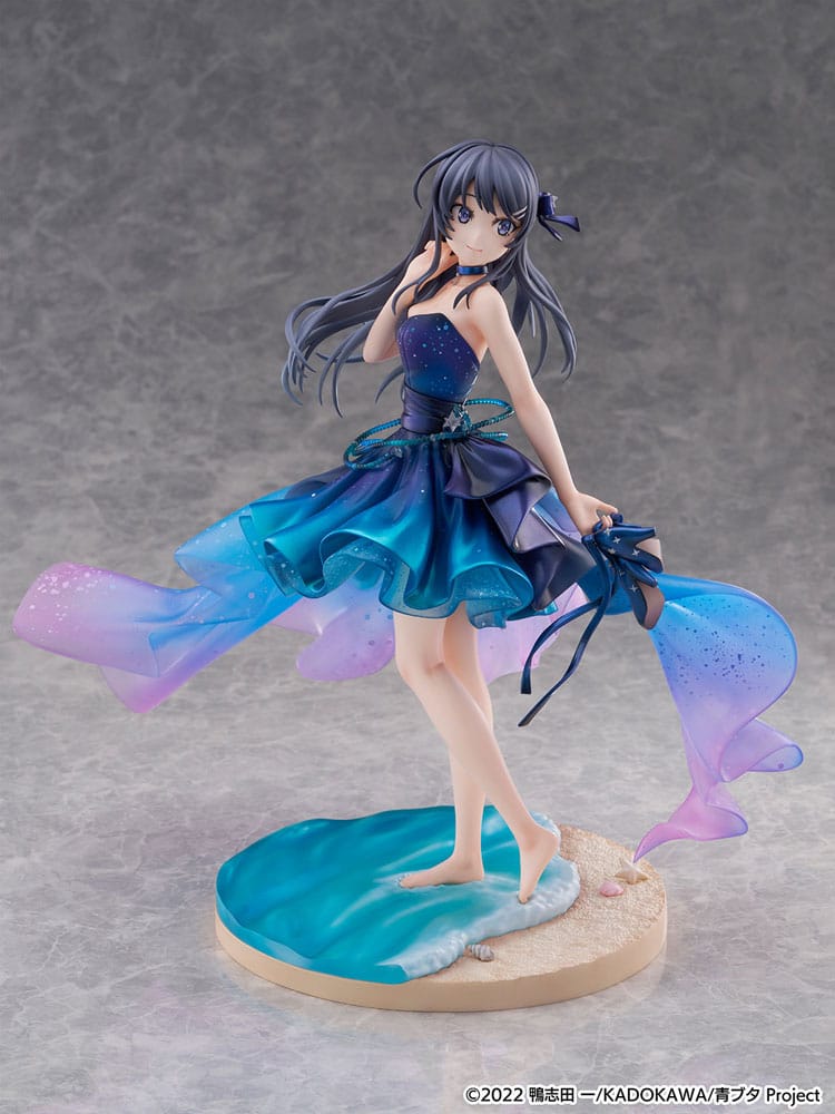 Rascal Does Not Dream of Bunny Girl Senpai PVC Statue 1/7 Mai Sakurajima Starry night sky Ver. 25 cm Scalefiguren Yokina
