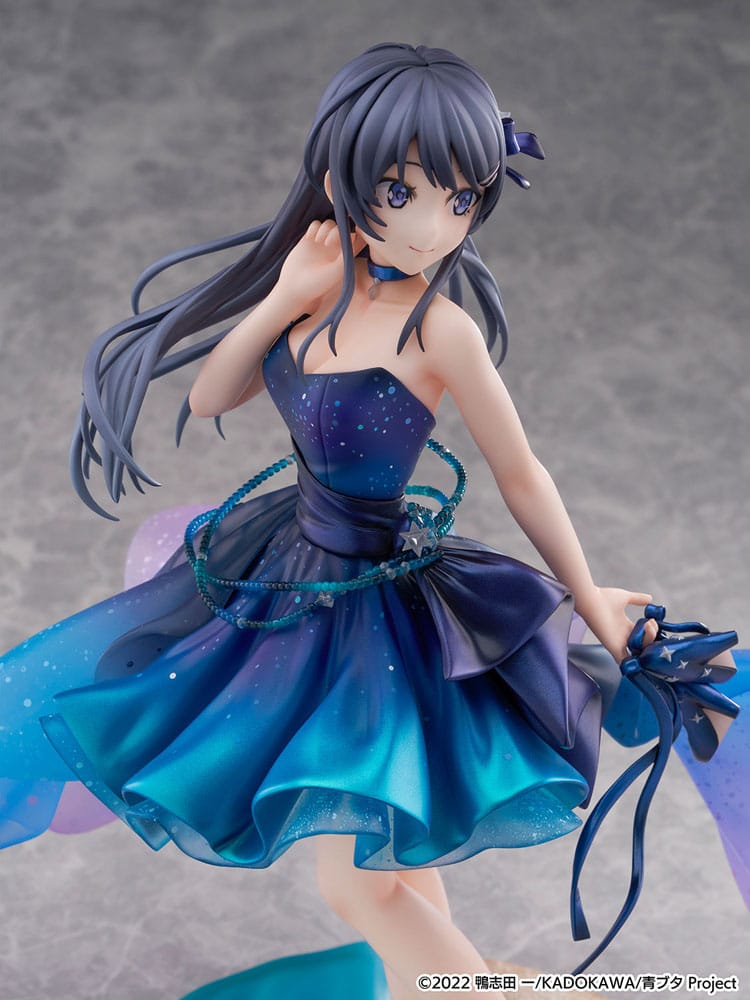 Rascal Does Not Dream of Bunny Girl Senpai PVC Statue 1/7 Mai Sakurajima Starry night sky Ver. 25 cm Scalefiguren Yokina