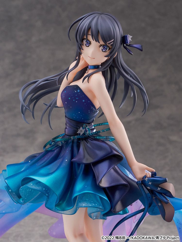 Rascal Does Not Dream of Bunny Girl Senpai PVC Statue 1/7 Mai Sakurajima Starry night sky Ver. 25 cm Scalefiguren Yokina