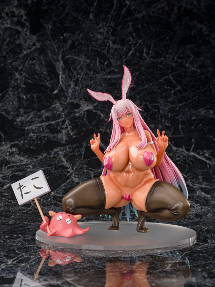 Original Character Statue 1/5.5 Pink Hair-chan Kuro Gal Ver. Original Illustration by NeneneG 21 cm Hentai Yokina