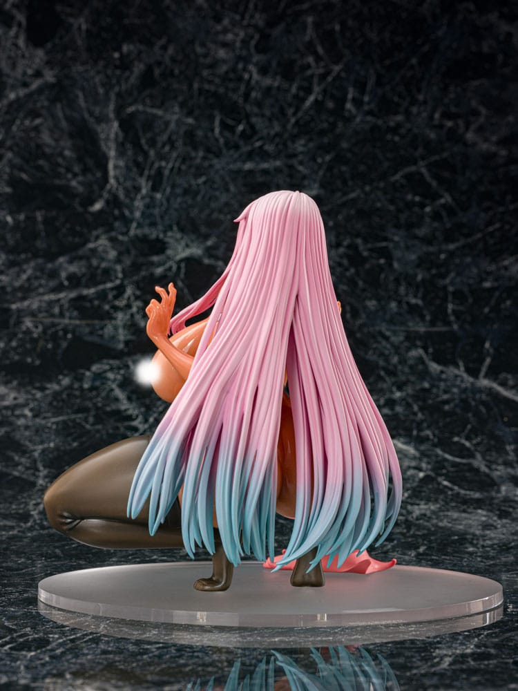 Original Character Statue 1/5.5 Pink Hair-chan Kuro Gal Ver. Original Illustration by NeneneG 21 cm Hentai Yokina