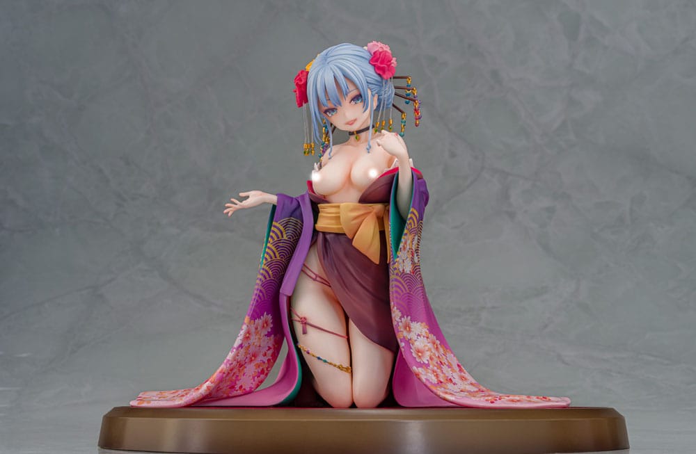 Original Character Statue 1/7 Shujuu Ecstasy Shion Oiran Ver. 15 cm Hentai Yokina
