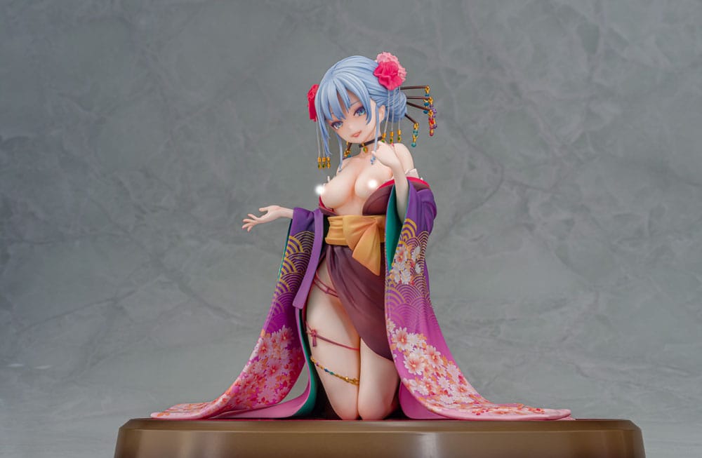 Original Character Statue 1/7 Shujuu Ecstasy Shion Oiran Ver. 15 cm Hentai Yokina