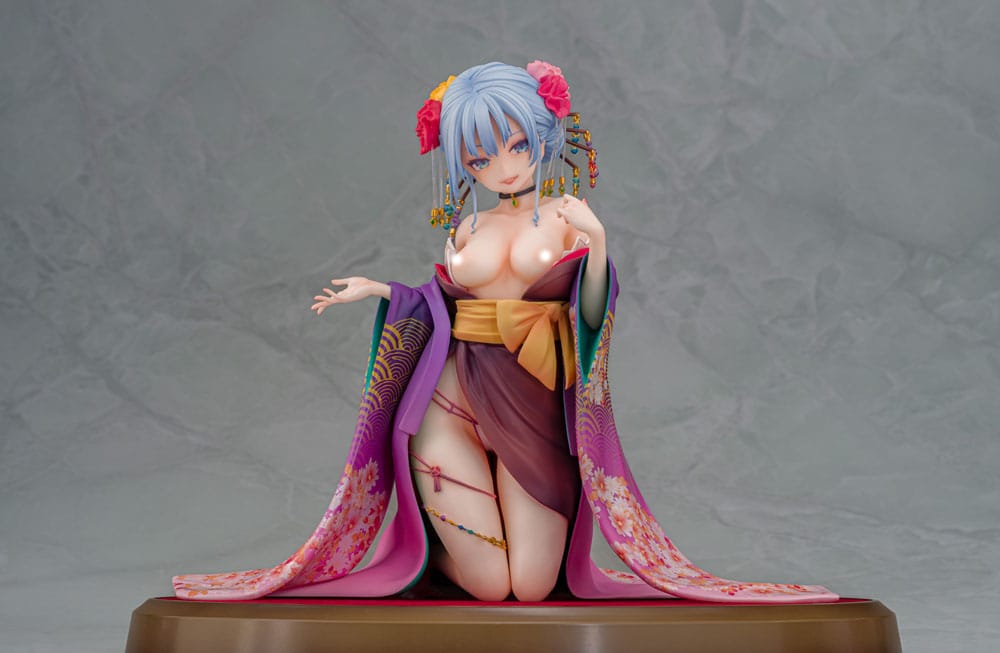 Original Character Statue 1/7 Shujuu Ecstasy Shion Oiran Ver. 15 cm Hentai Yokina
