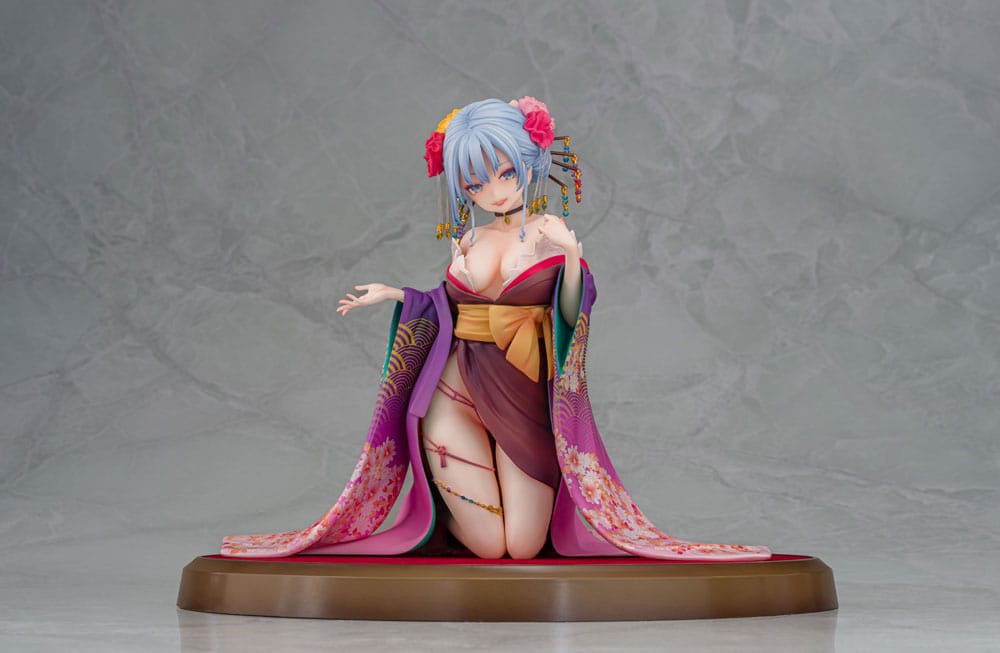 Original Character Statue 1/7 Shujuu Ecstasy Shion Oiran Ver. (Wholesome Ver.) 15 cm Scalefiguren Yokina
