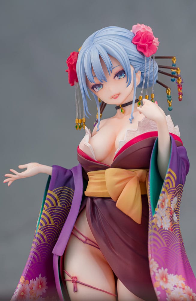 Original Character Statue 1/7 Shujuu Ecstasy Shion Oiran Ver. (Wholesome Ver.) 15 cm Scalefiguren Yokina